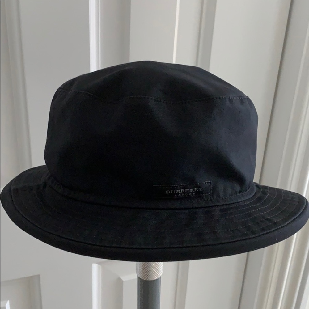 Burberry Vintage Cotton Blend Bucket Hat